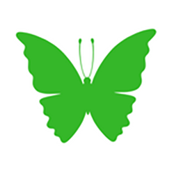 green-butterfly